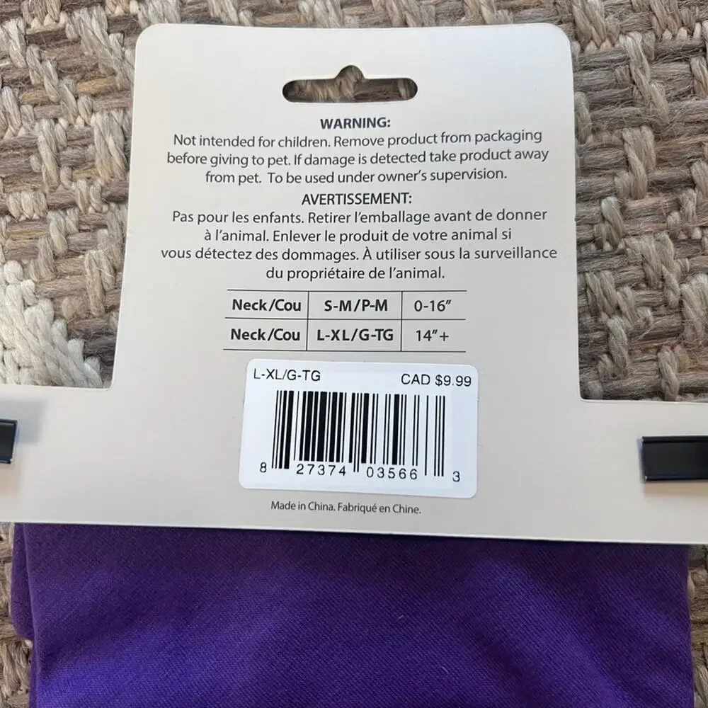 Rainbow Heart Pet Bandana Sz L-XL